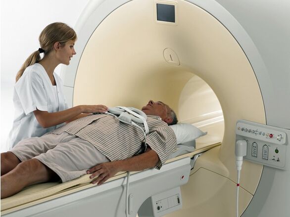 Magnetic resonance imaging of the spine